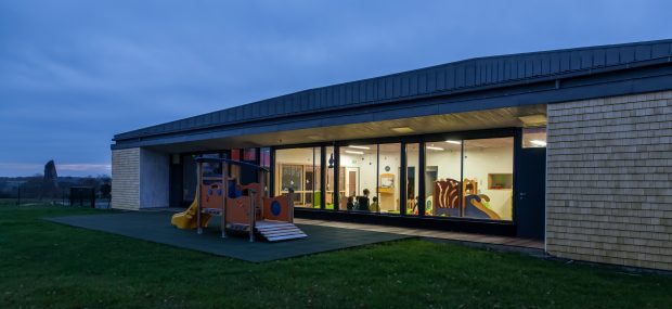 Crèche en paille Certifiée Passivhaus